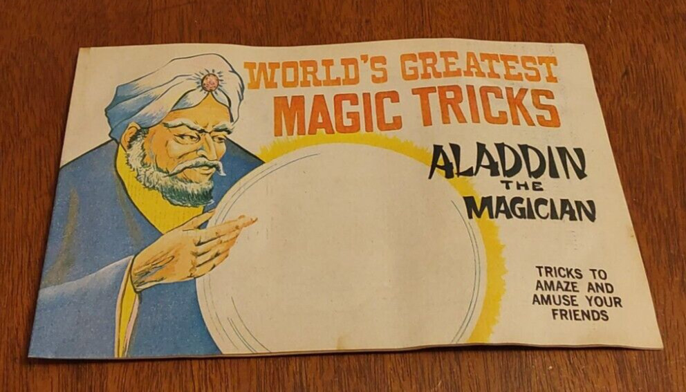 Vintage World\'s Greatest Magic Tricks 1976: Aladdin Magician the Magician