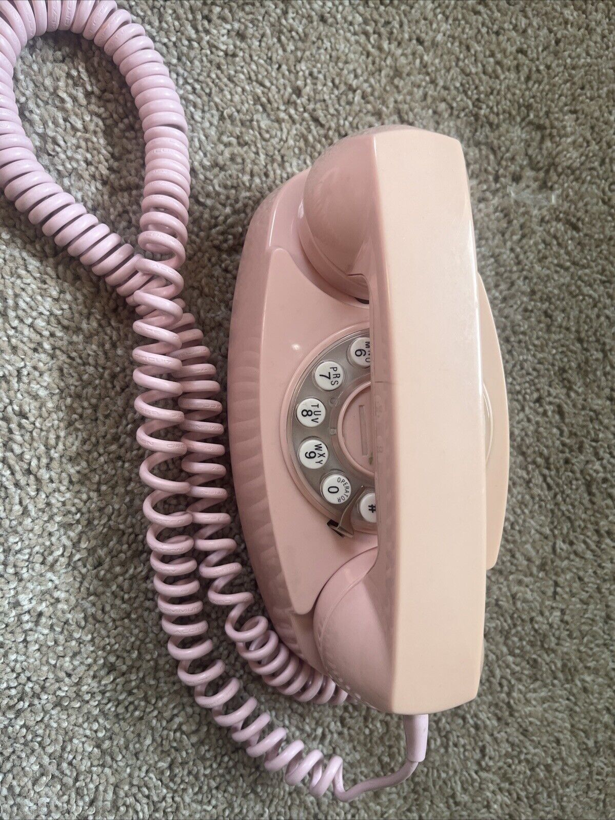 Crowley Mock Rotary Pink Phone