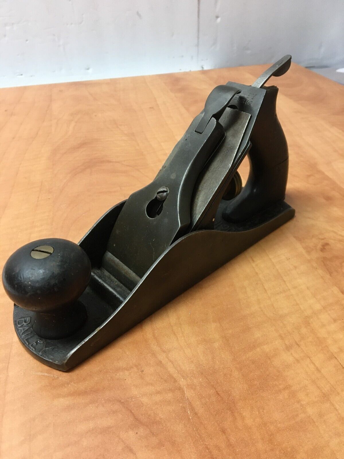 STANLEY BAILEY No. 4 Corrugated Wood Plane Type 9 (1902-1907) 2 Pat Dates READ
