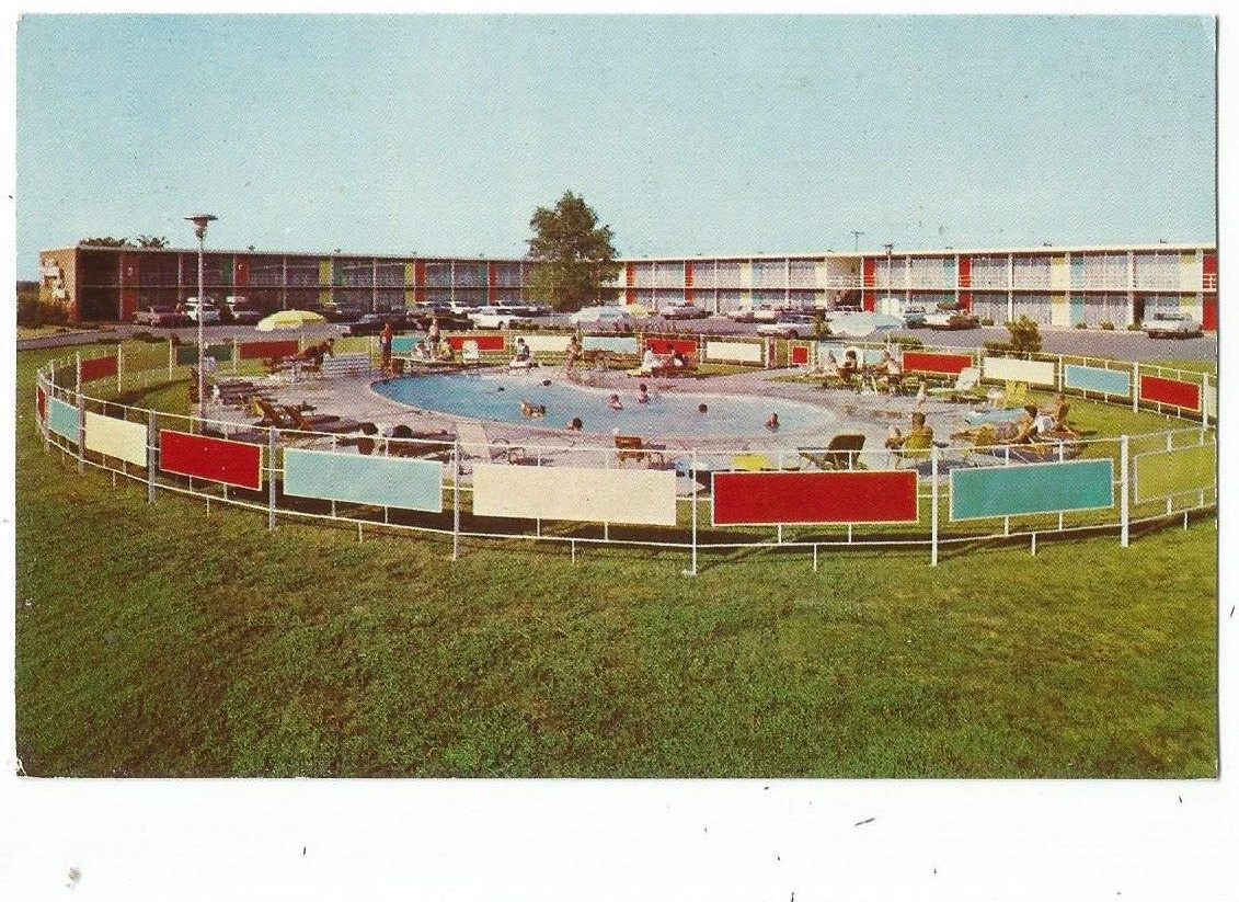 Springfield, MO Missouri old Postcard, Holiday Inn Motel, Highway 66 Route 66
