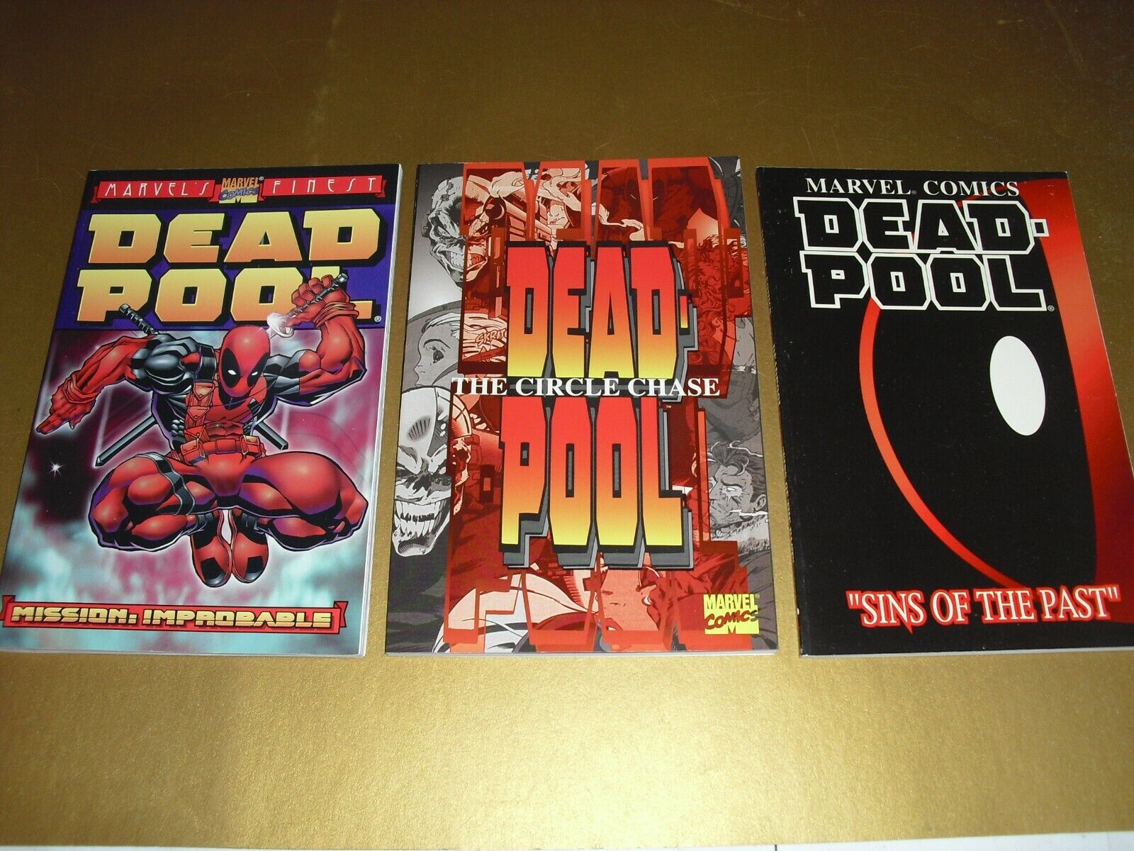 Deadpool Mission Improbable, Circle Chase & Sins of the Past TPB all 1st print