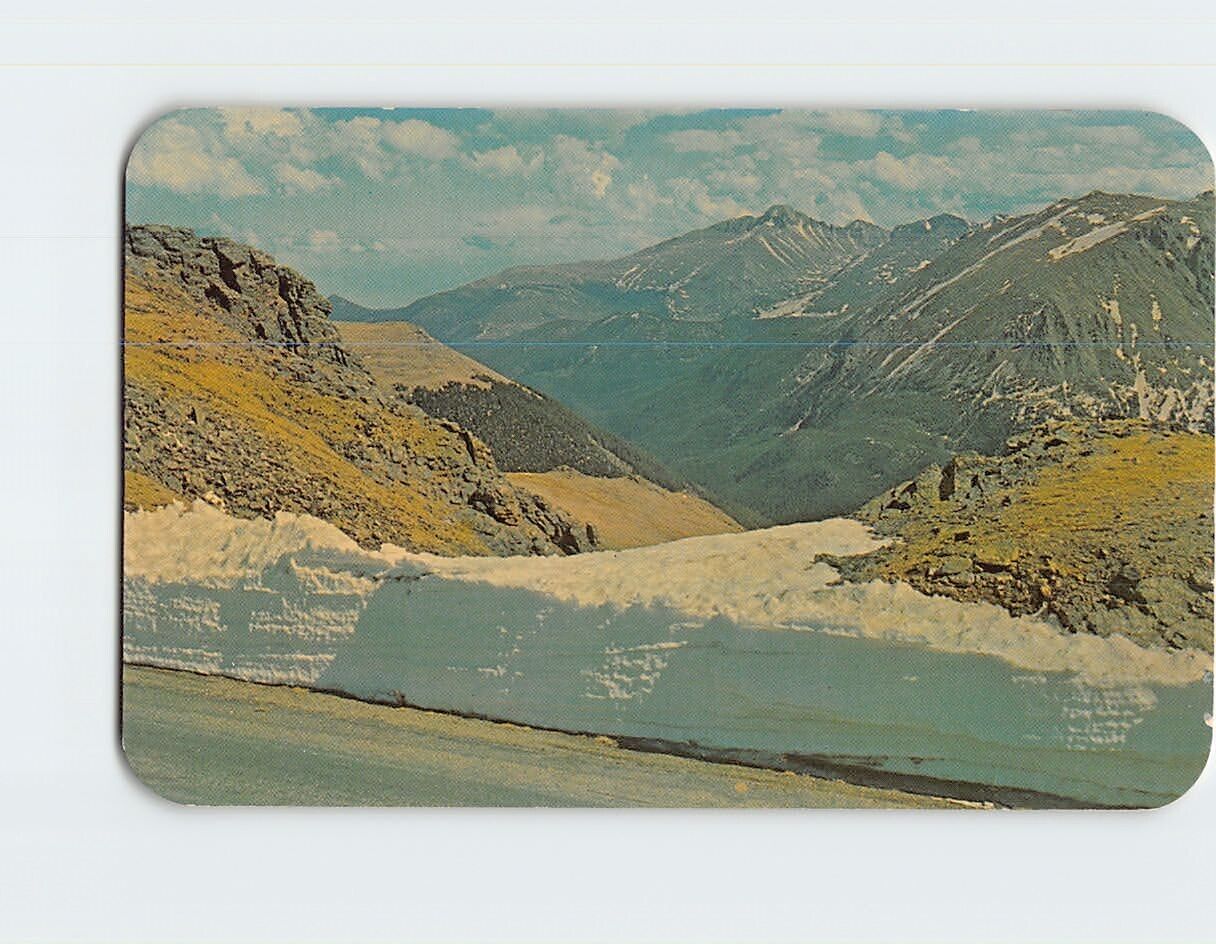 Postcard Long's Peak from Trail Ridge Road Rocky Mountain National Park Colorado