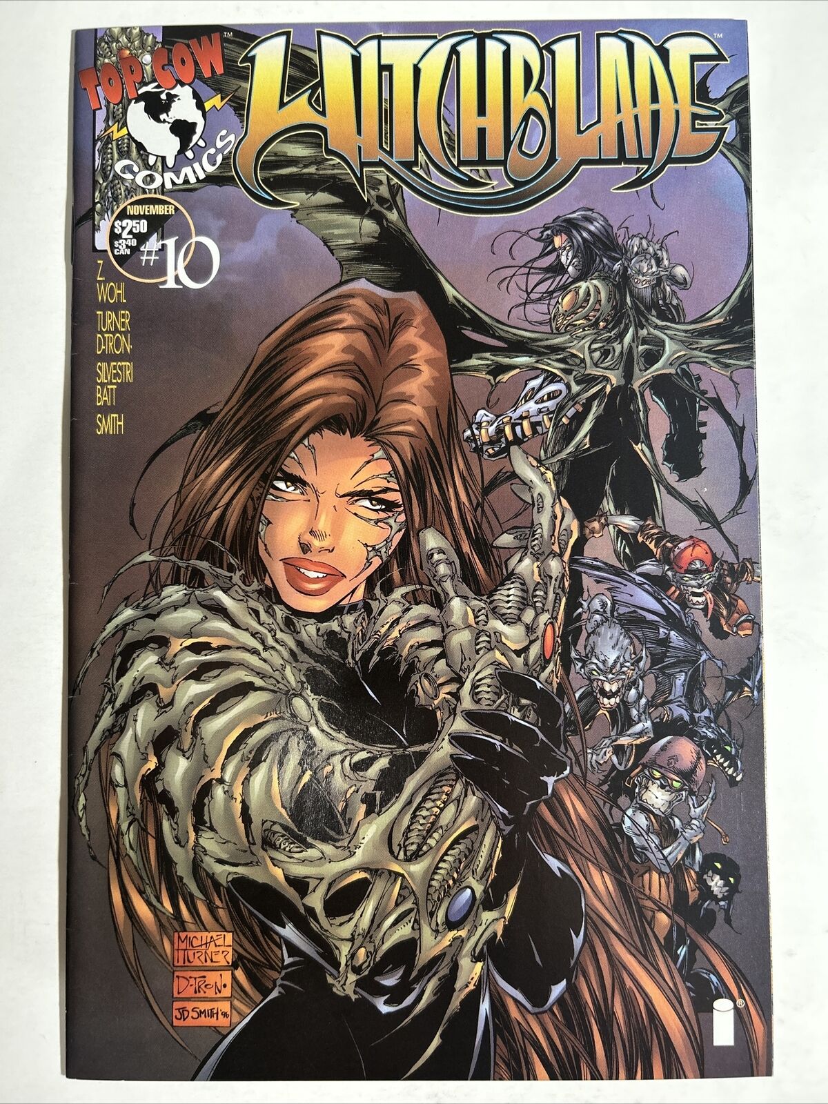 Witchblade #10 1st Appearance of Darkness, Michael Turner (Top Cow Comics)