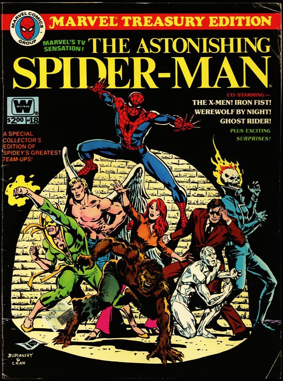 Marvel Treasury Edition #18-1978 fn- 5.5 Spider-Man Whitman Variant Tabloid
