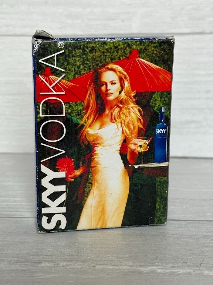 SKYY VODKA Heather Graham 2005 Playing Cards Deck Sealed NEW Collector\'s Promo