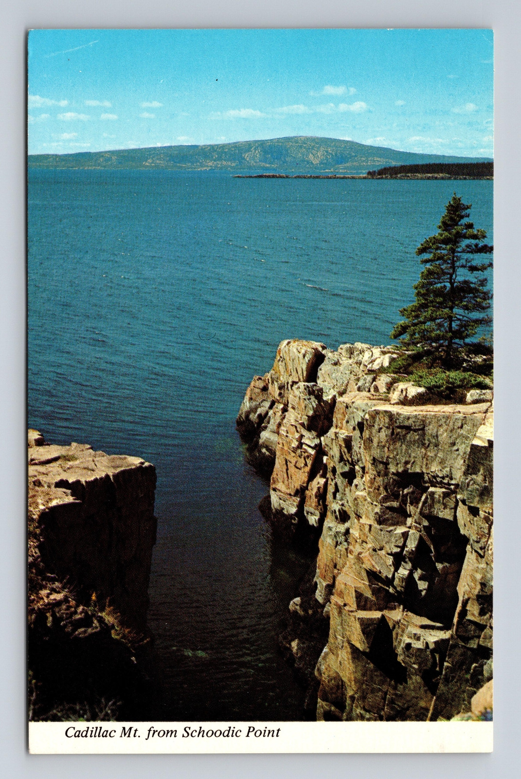 Postcard Bar Harbor ME Maine Mt Cadillac Schoodic Point Acadia Nat'l Park