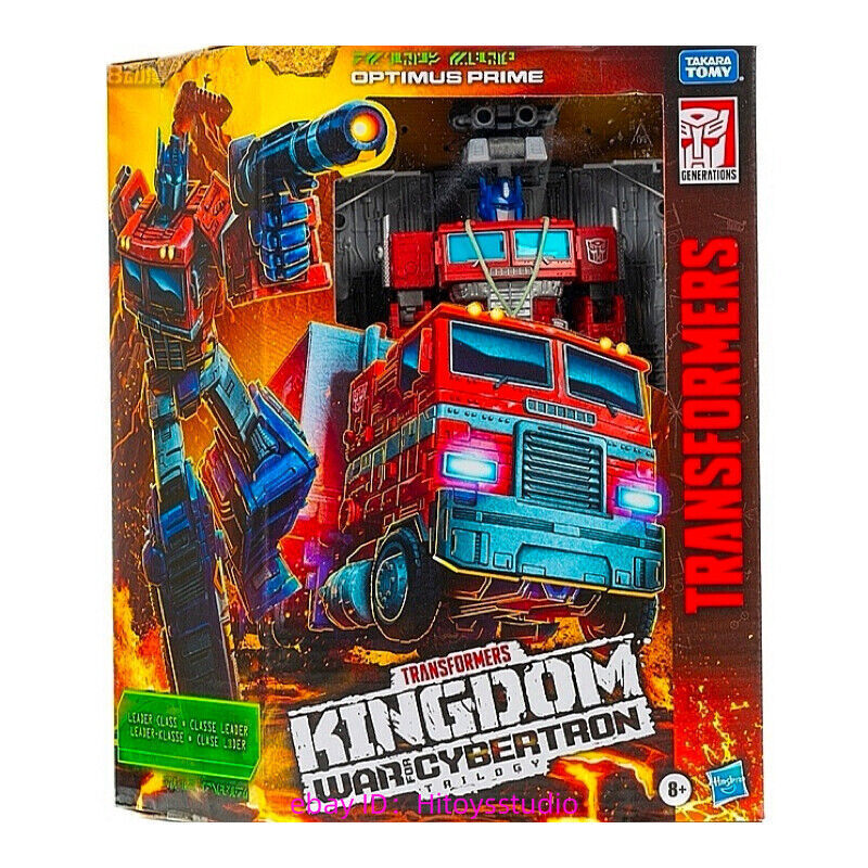Hasbro Transformers War For Cybertron Kingdom Optimus Prime with Trailer