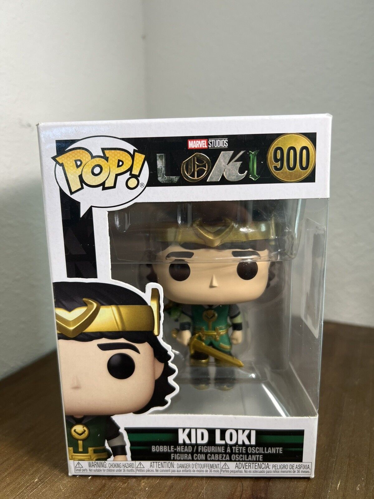 New Funko Pop Marvel TV Loki - Kid Loki #900 (2021) Minor Crease On Box