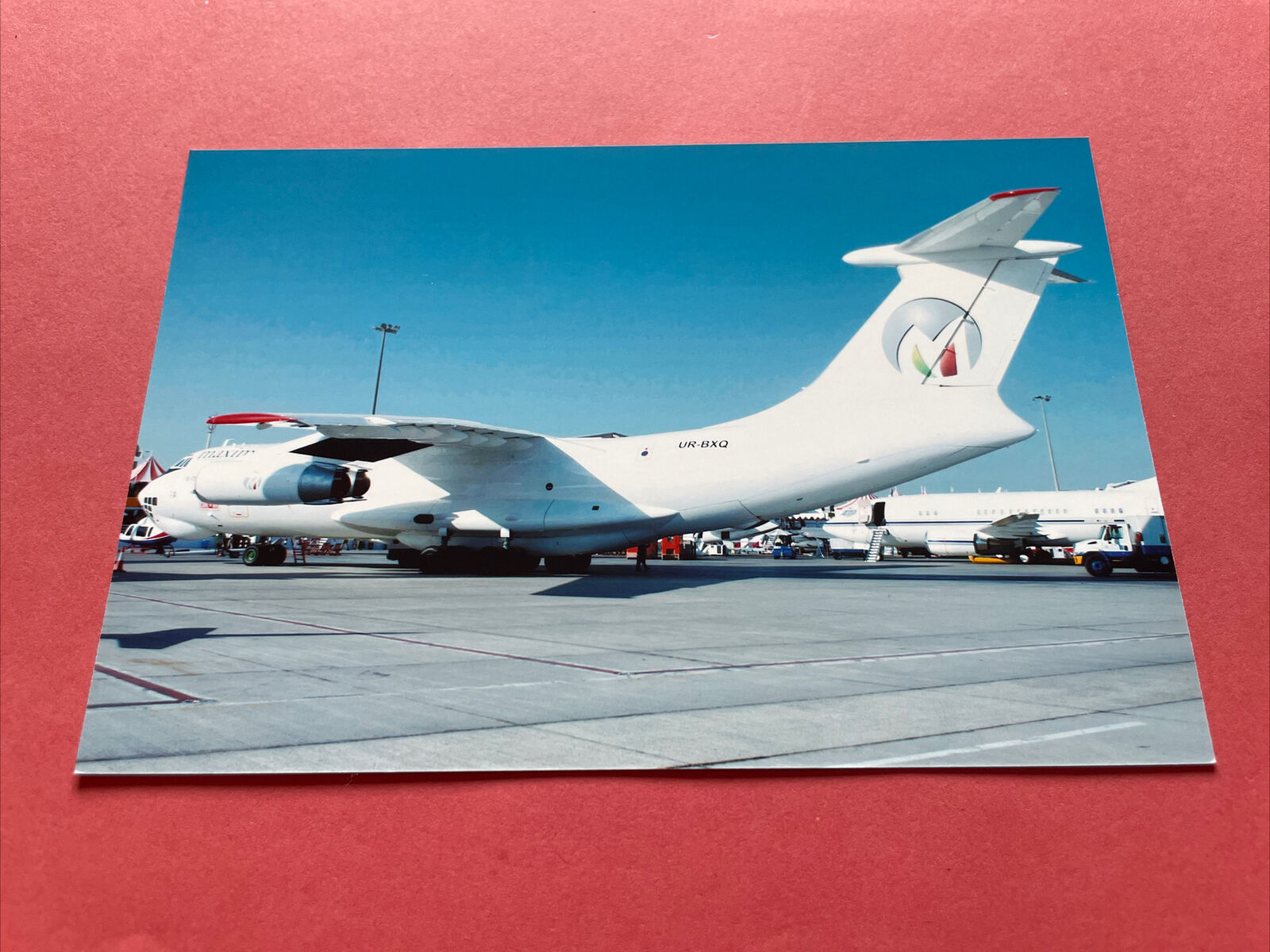 Maximus Air Cargo Ilyushin IL-76 UR-BXQ colour photograph
