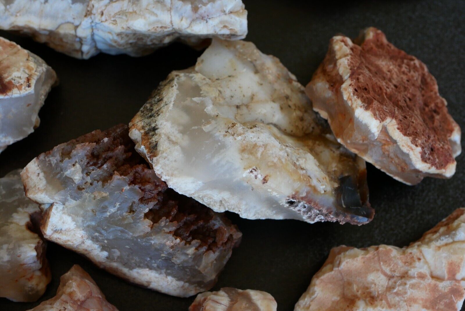 Stinking Water Plume Agate Rough Lot Oregon 5 Pounds