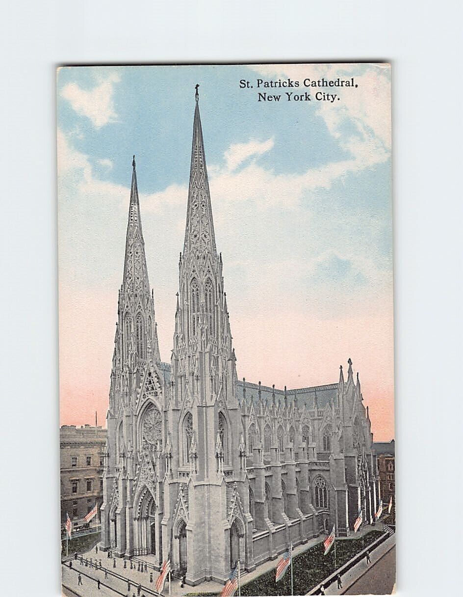 Postcard St. Patrick\'s Cathedral New York City New York USA