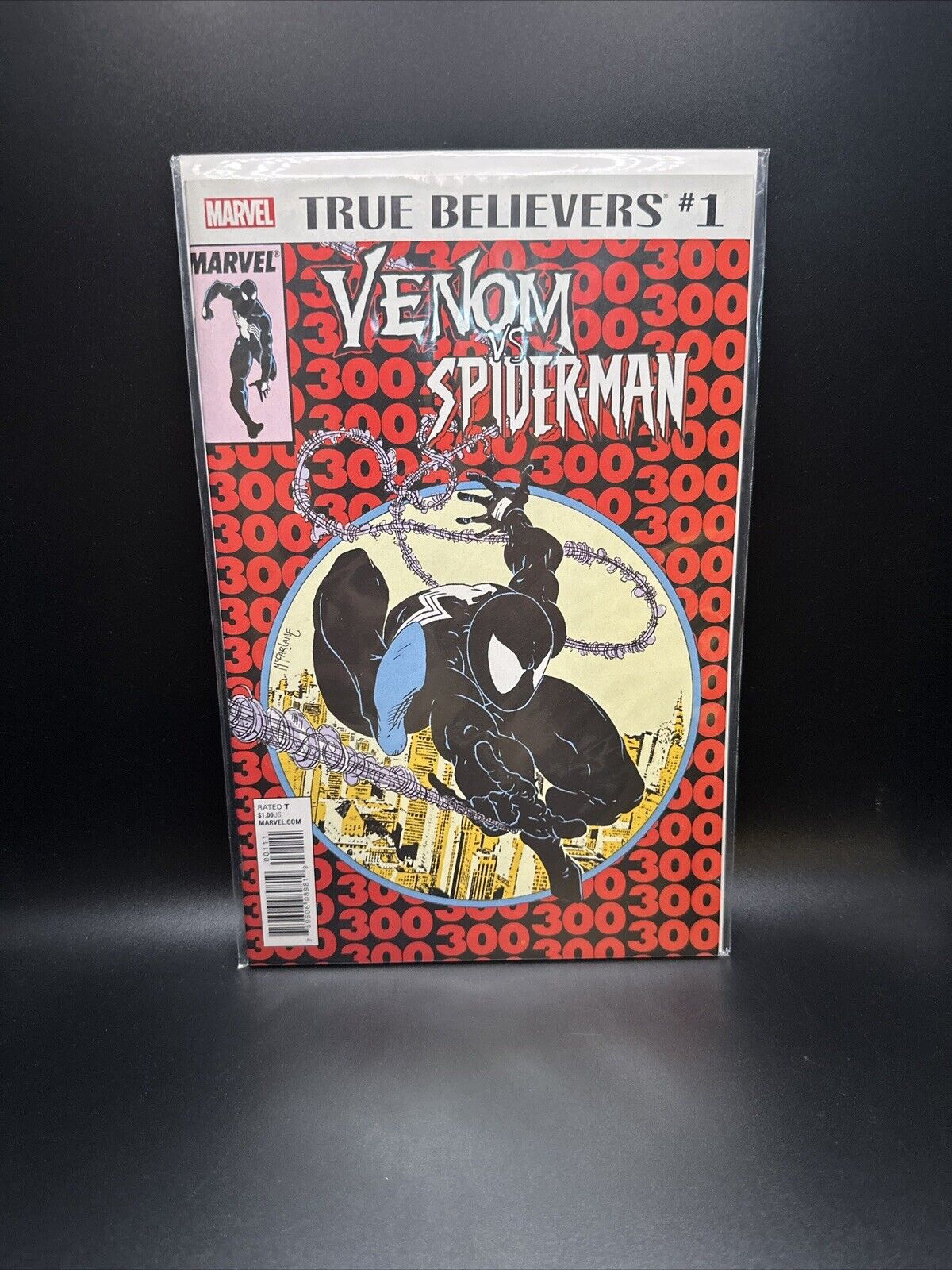 TRUE BELIEVERS: VENOM VS. SPIDER-MAN #1 ONE-SHOT HIGH GRADE MARVEL COMIC CM30-18