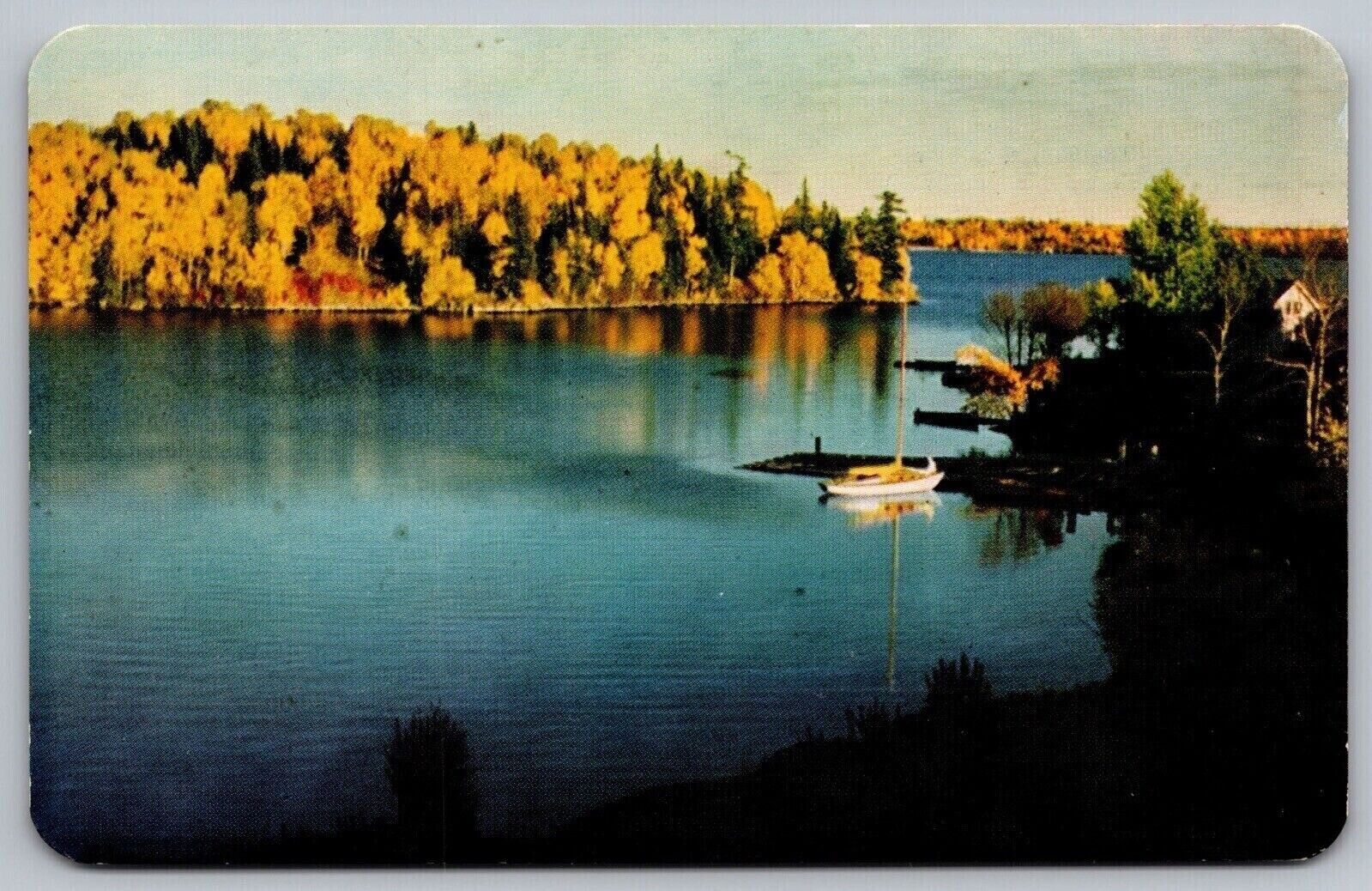 Sharbot Lake Ontario Canada Scenic Natural Landmark Chrome UNP Postcard