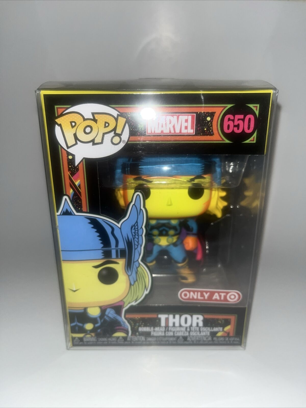 Funko Pop Vinyl: Marvel - Thor - Target (T) (Exclusive) #650 W/Protector