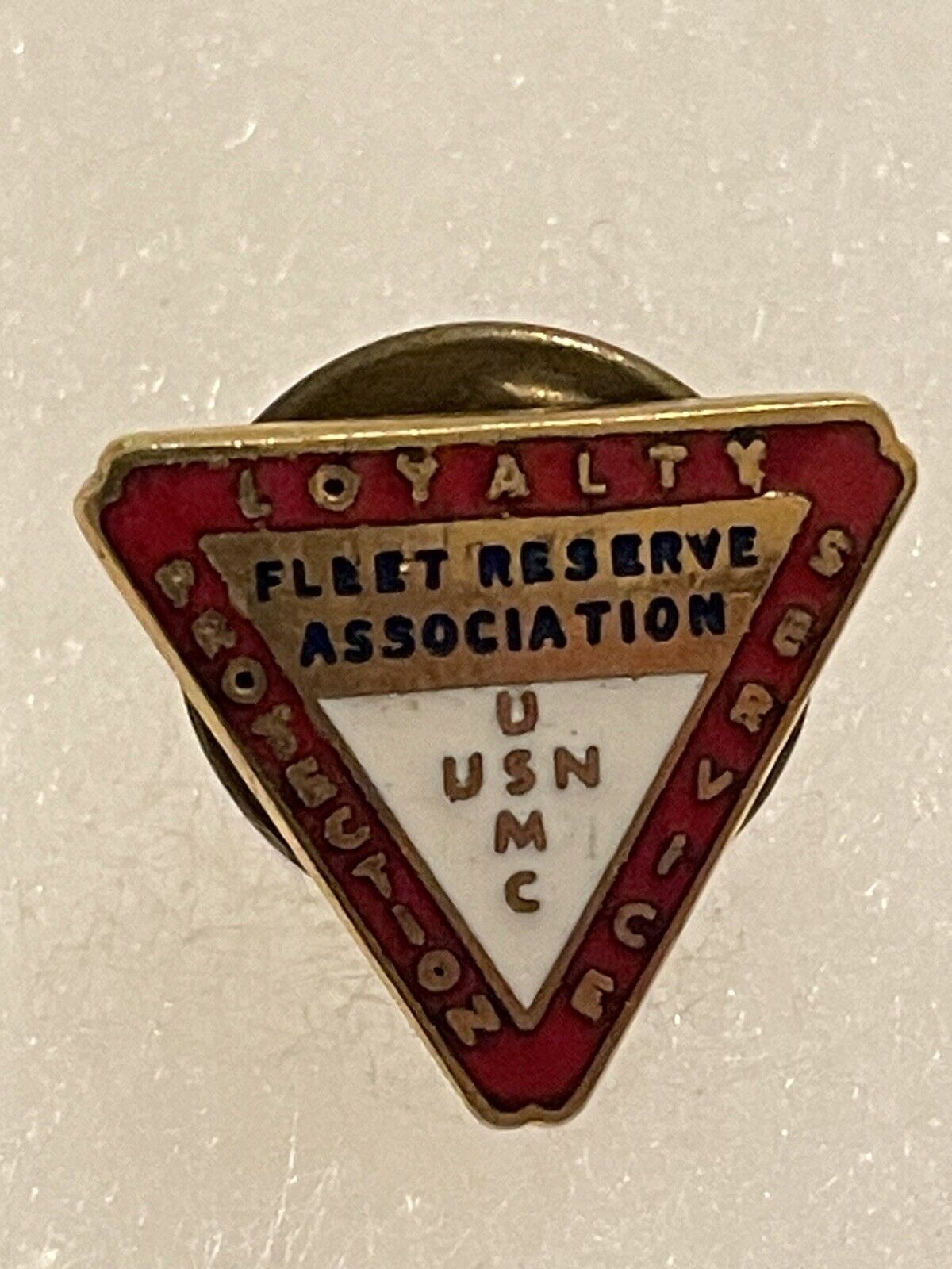 VTG USN USMC Fleet Reserve Association Enamel Pin