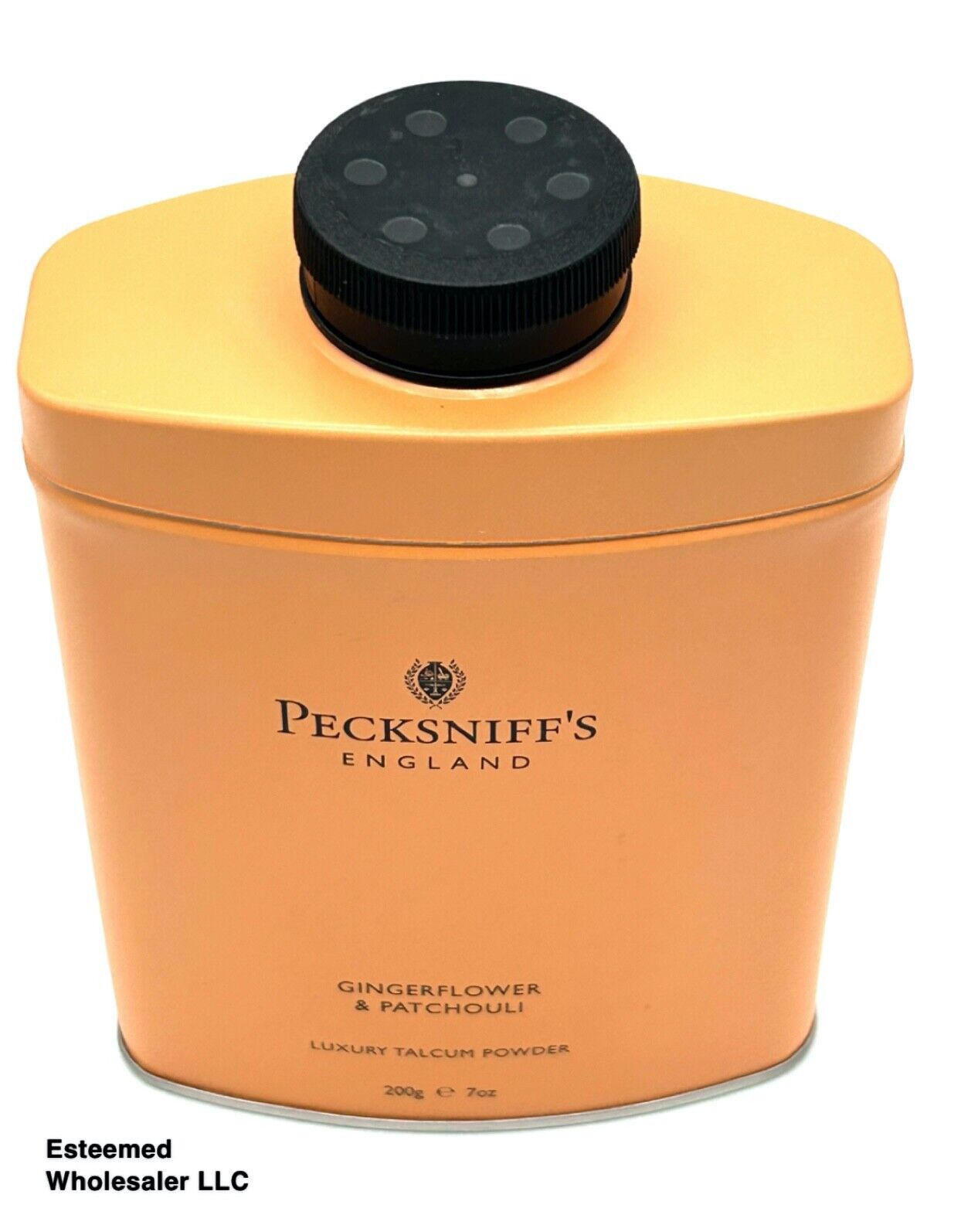 PECKSNIFFS England Gingerflower & Patchouli Luxury Talcum Powder 7oz w/o box