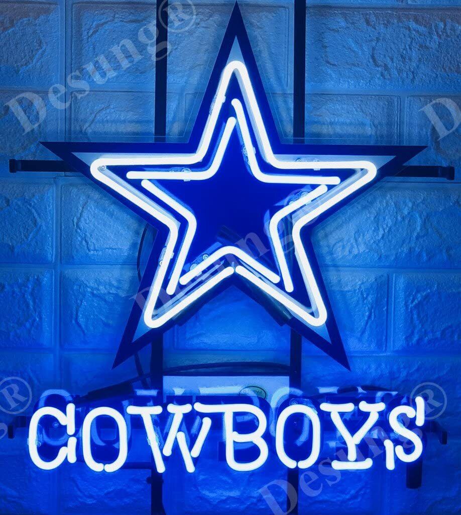 New Dallas Cowboys Beer Bar Lamp Decor Neon Light Sign 20\
