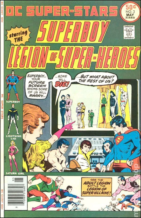 DC Super Stars #3 FN 1976 Stock Image