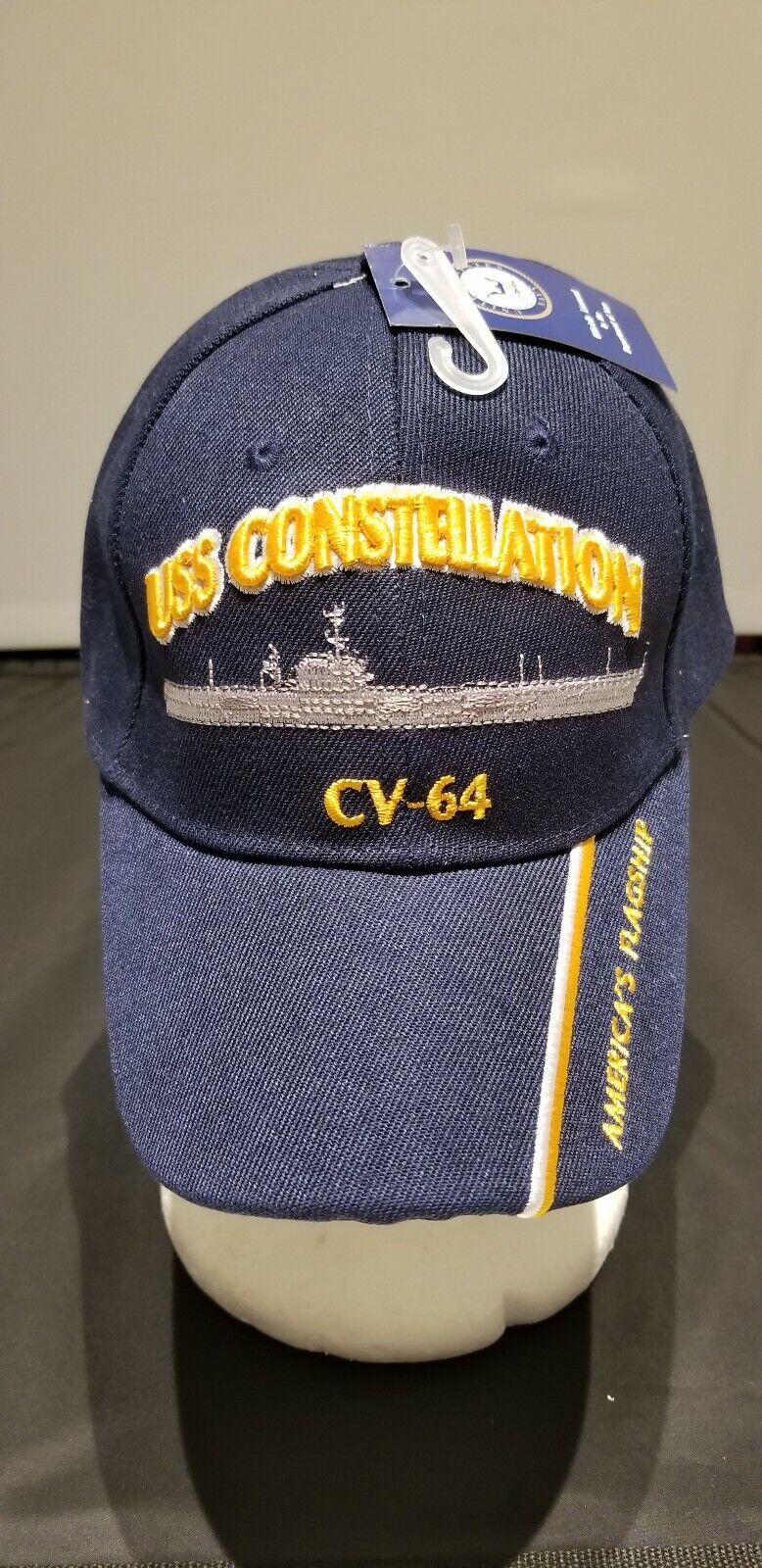 USS CONSTELLATION CV-64 US NAVY SHIP  OFFICIALLY LICENSED  CAP  