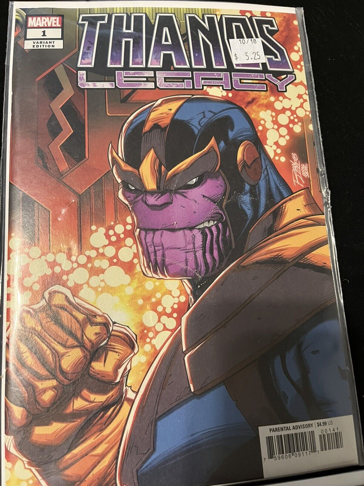 Thanos Legacy #1 Donny Cates Ron Lim Variant Marvel Comics VF/NM