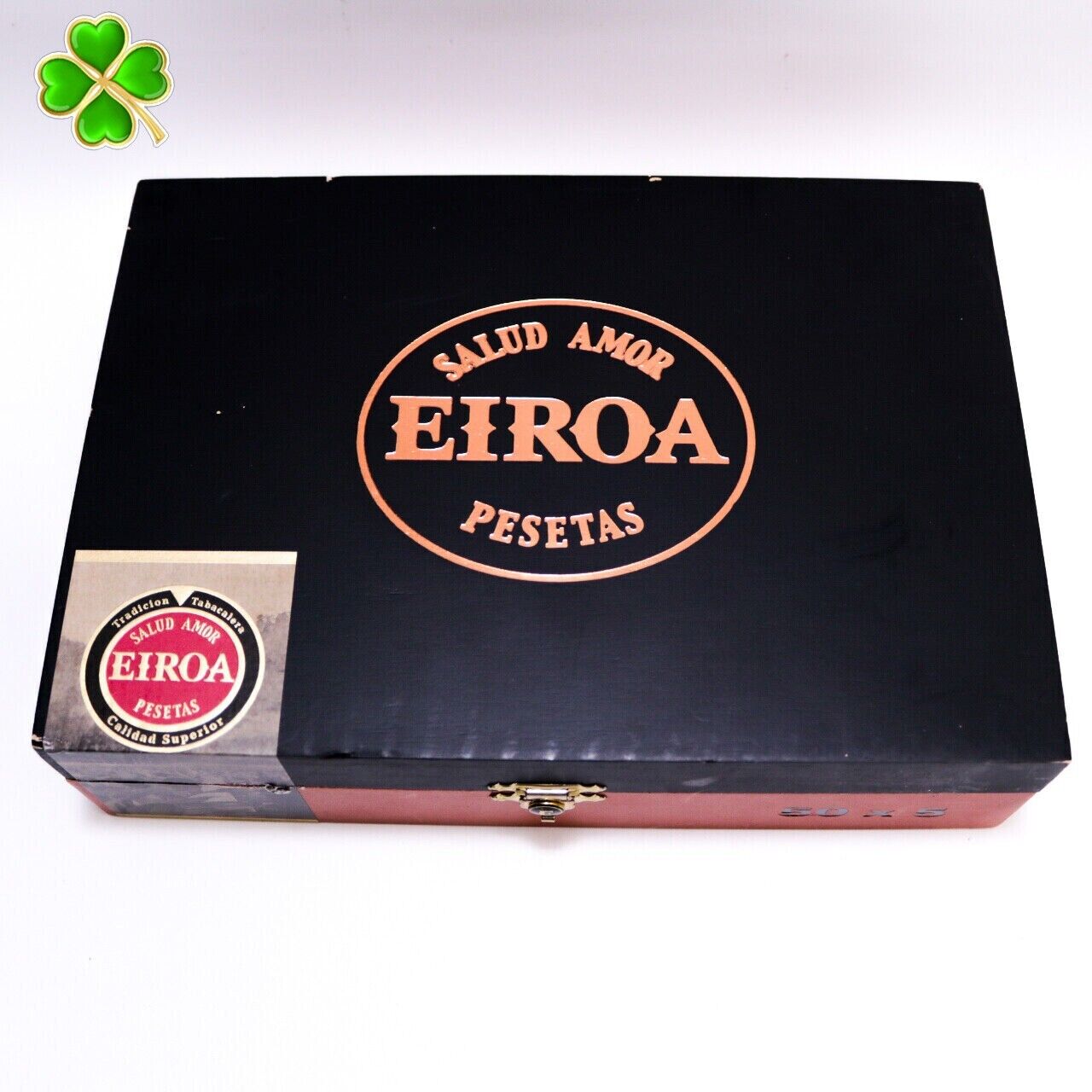 Eiroa BL 50 x 5 Empty Wood Cigar Box 8.5\