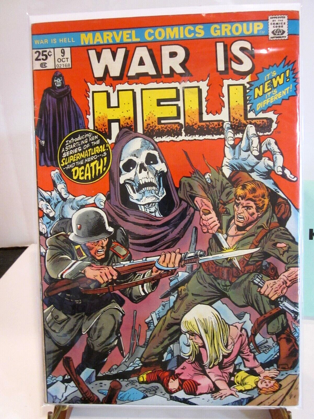 MARVEL COMICS WAR IS HELL NO. 9, 1974, FIRST APPEARANCE DEATH UNGRADED