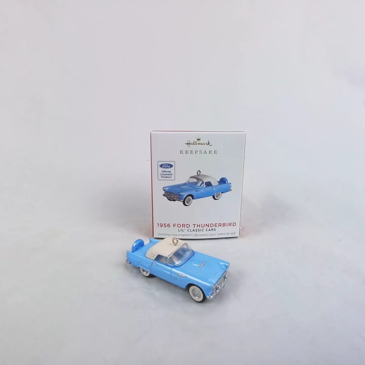Hallmark 2021 1956 Ford Thunderbird Lil Classic Cars #4 Mini Keepsake Ornament