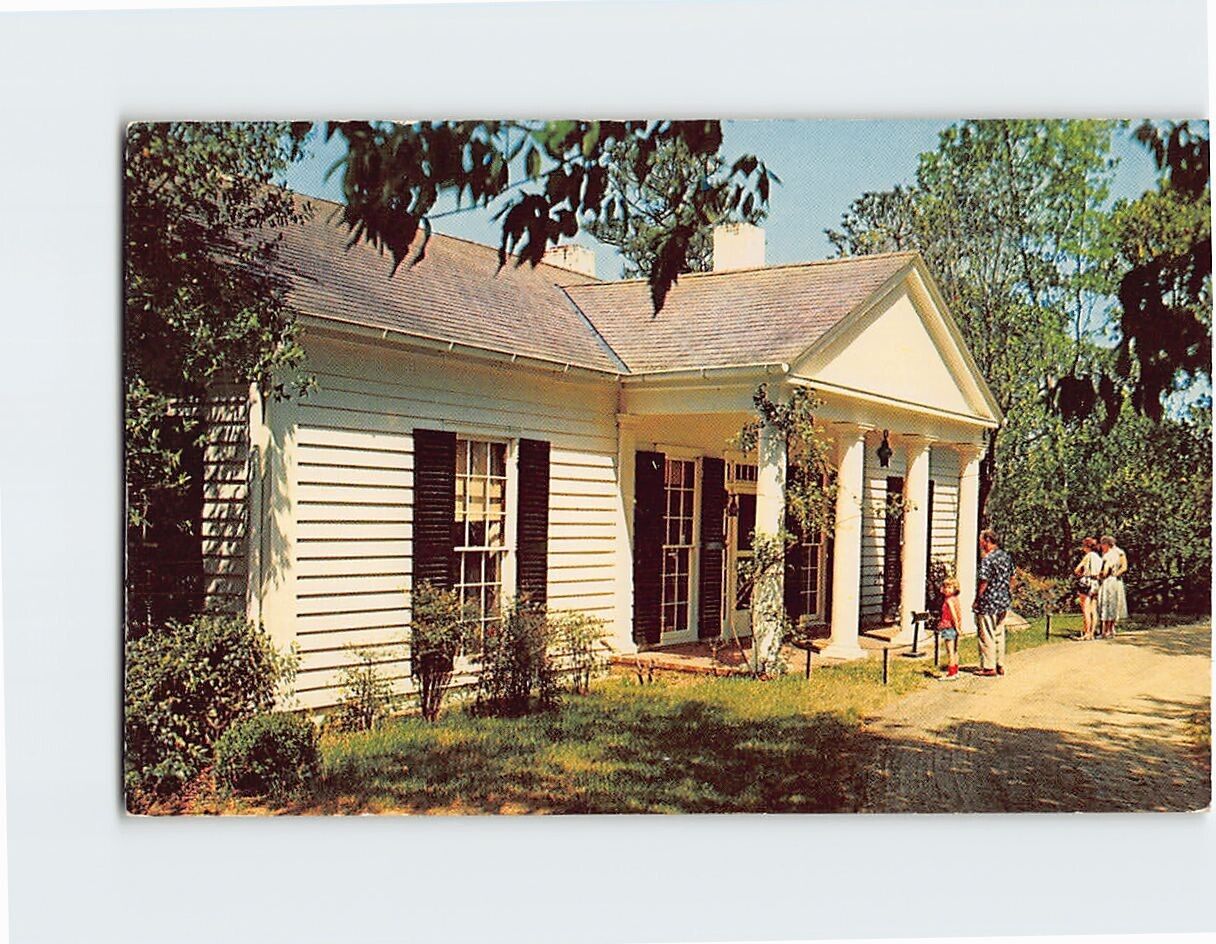 Postcard Little White House Warm Springs Georgia USA