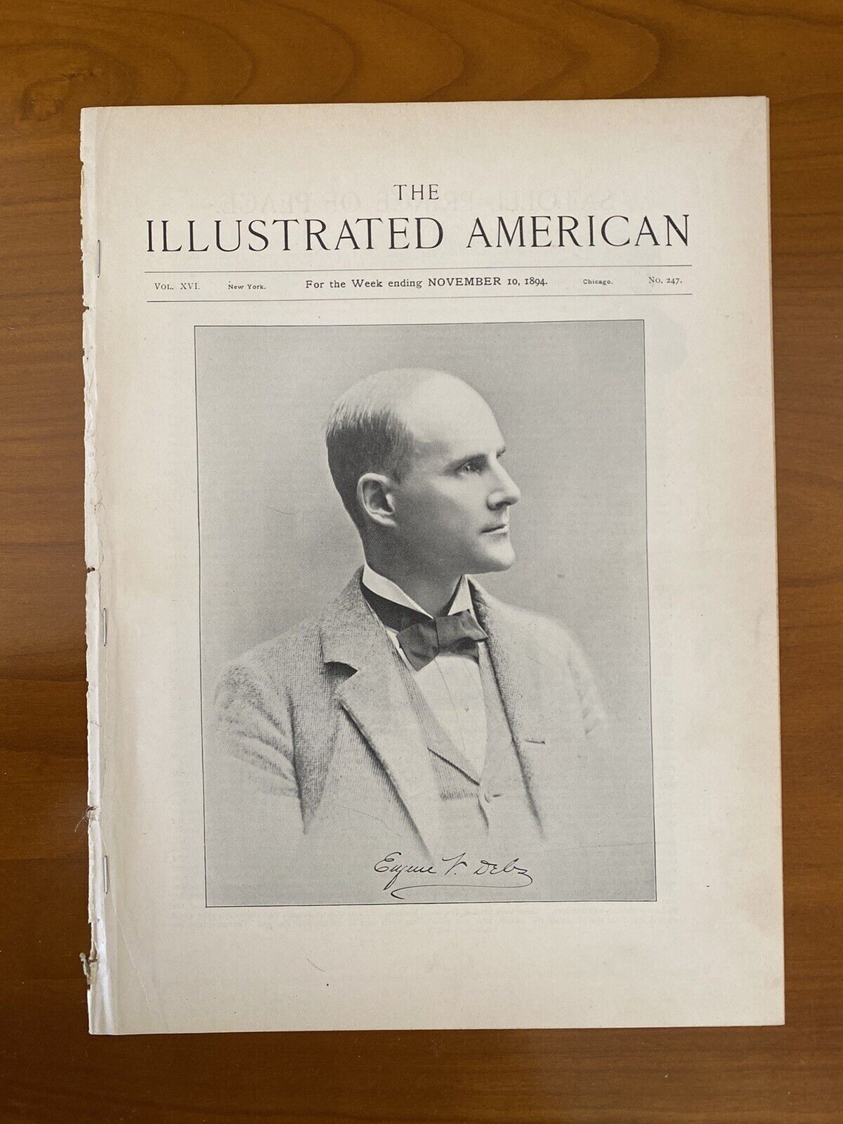 1894 Eugene Debs On Cover “The Illustrated American” RARE