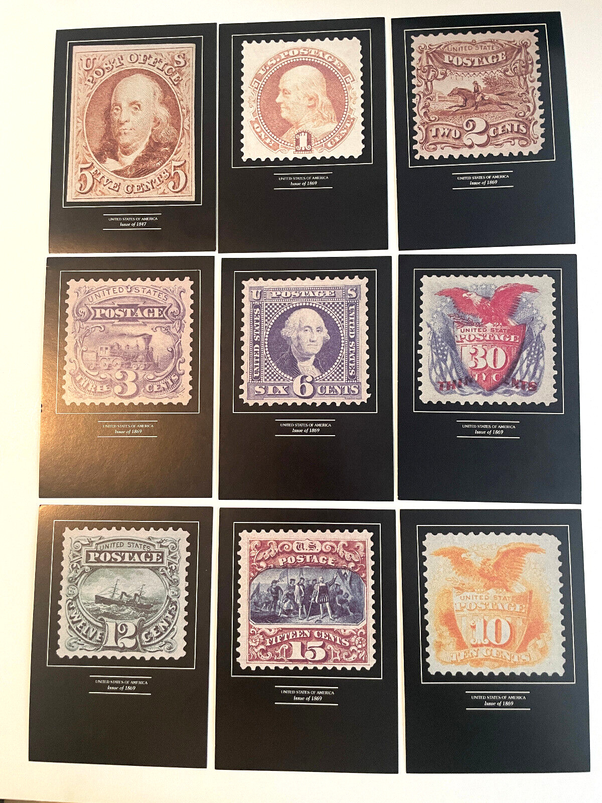 1869 Series 11 Postcards Stamp Philatelic Council Postcard