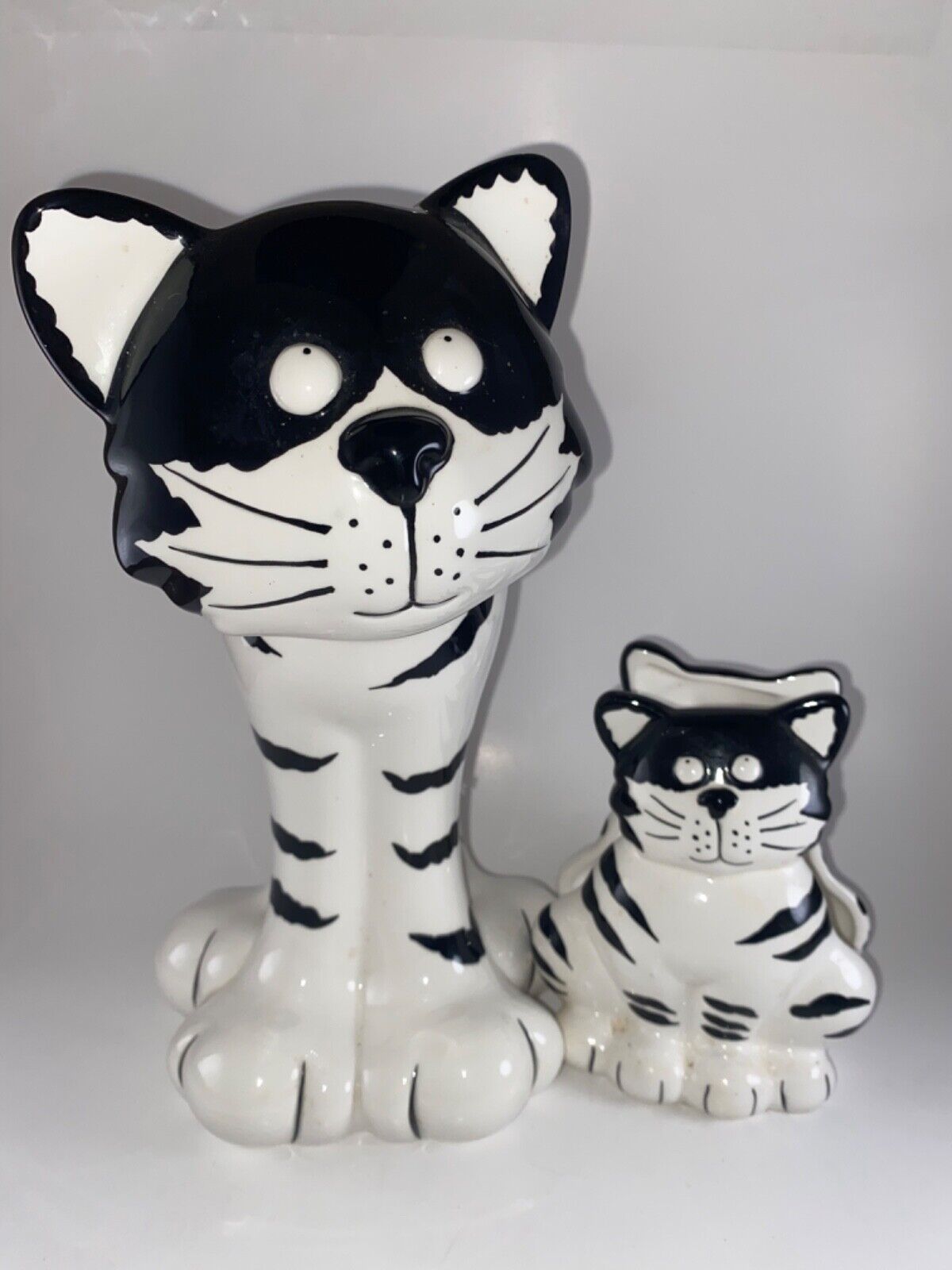 Burton And Burton Chester The Cat Planter / Vase Napkin Holder Ceramic 