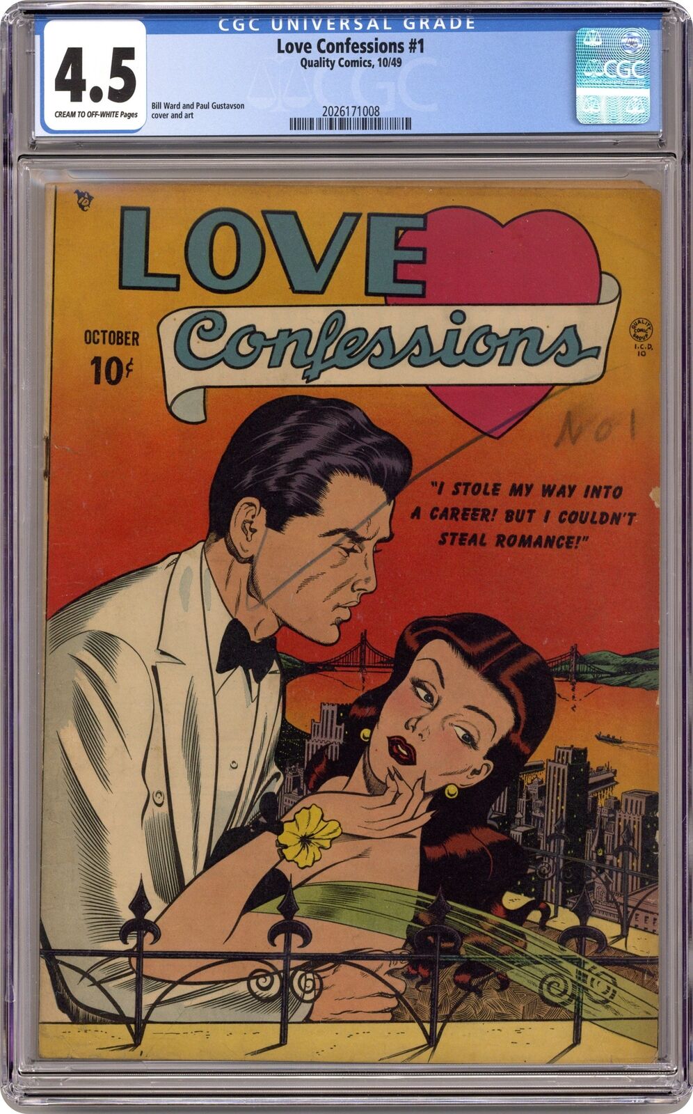 Love Confessions #1 CGC 4.5 1949 2026171008