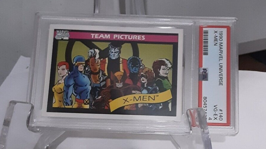 1990 Marvel Universe X-Men Team Pictures #140 PSA 4, PSA POP 10, Recently Graded