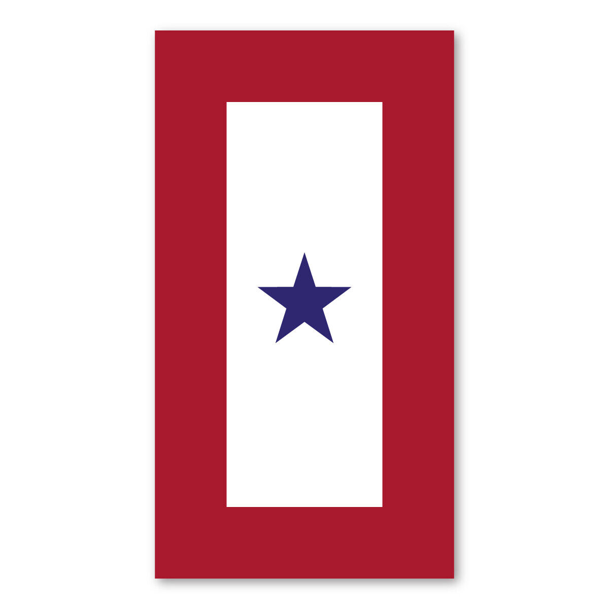 Blue Star Service Flag (1 Star)  Magnet