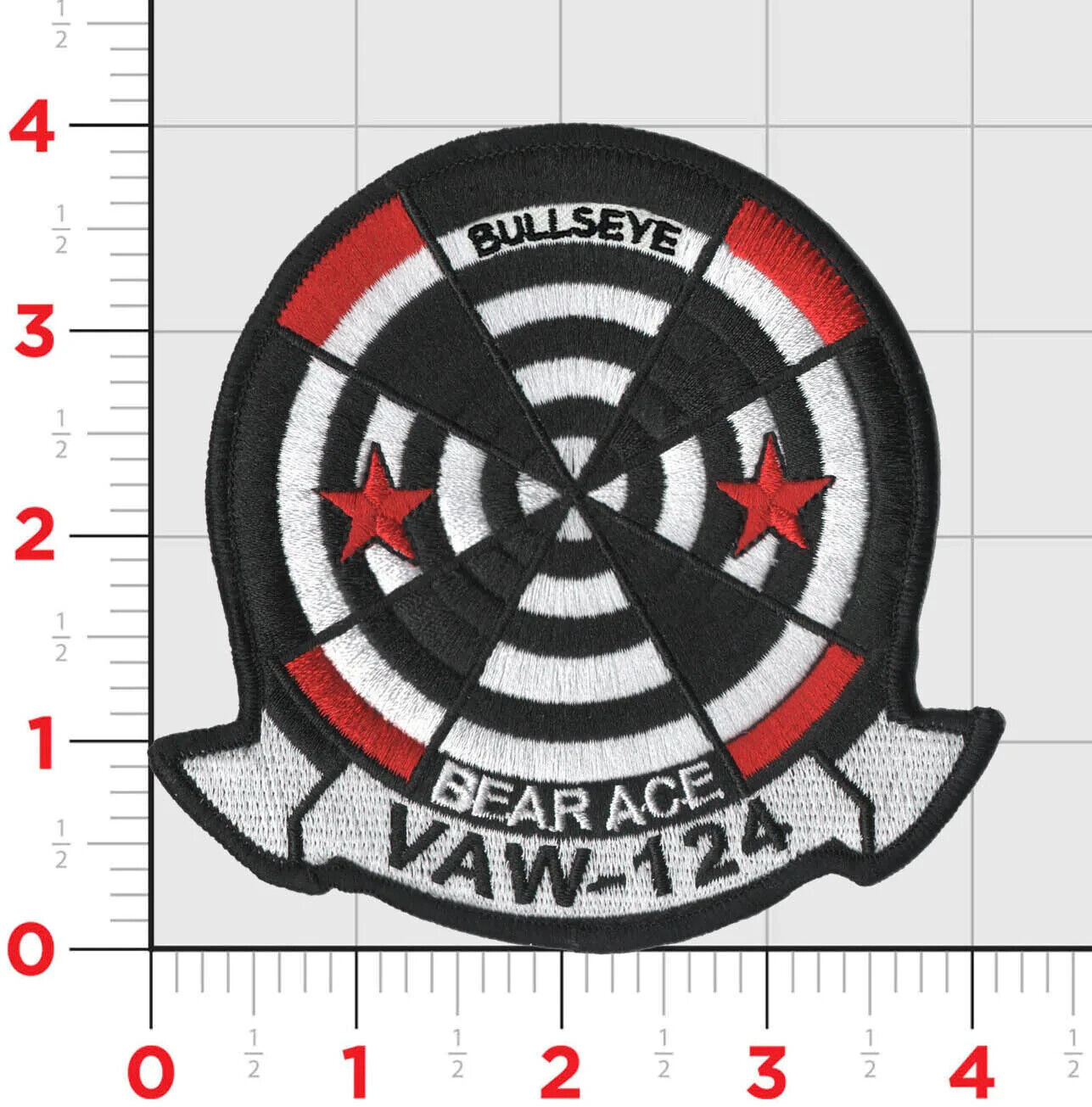 VAW-124 BEAR ACES SQUADRON EMBROIDERED PATCH