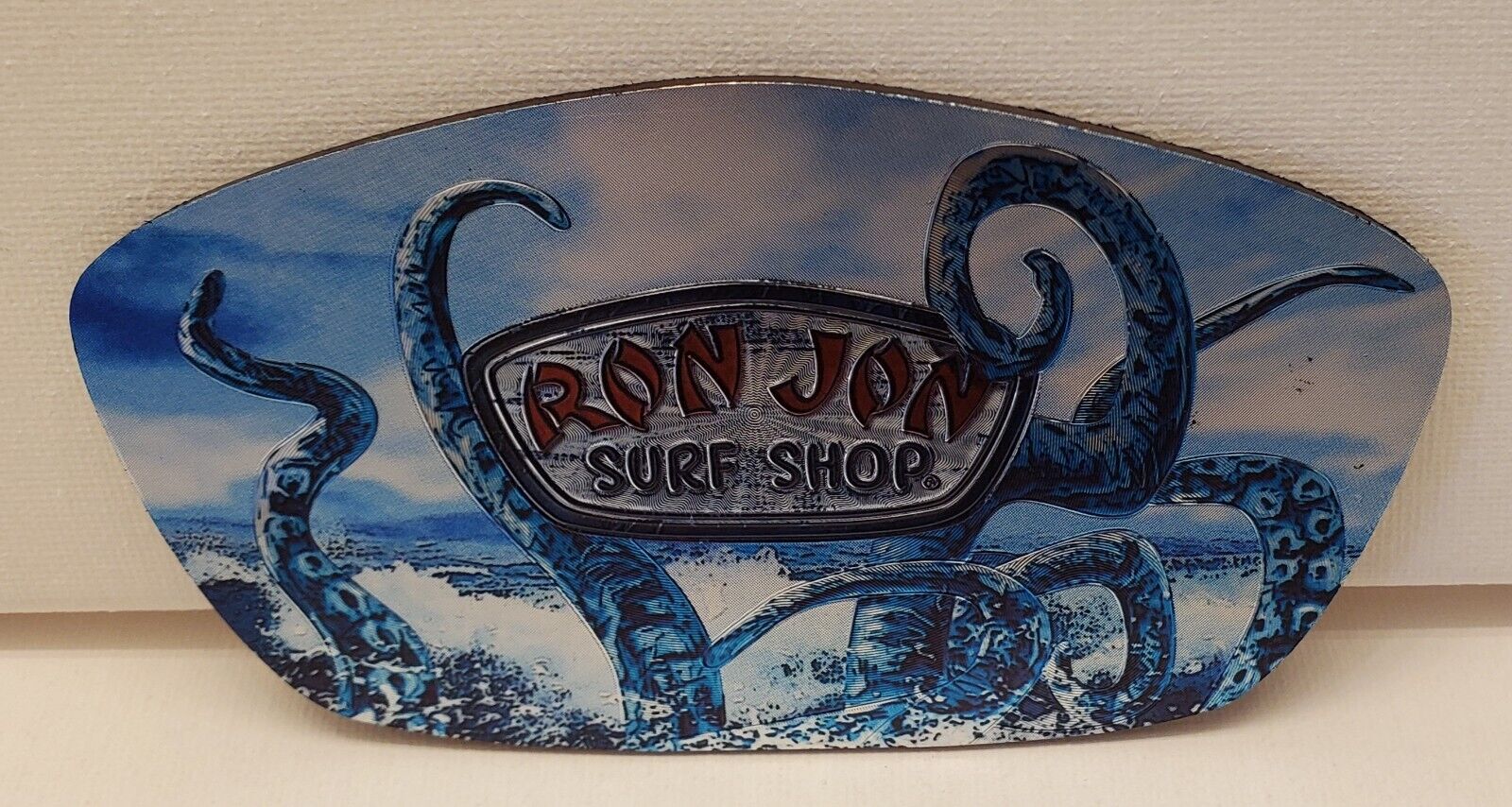 Kraken Ron Jon Surf Shop Badge Shaped Beach Magnet