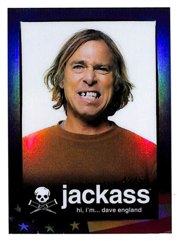 2022 Zerocool Jackass #7 Dave England 42/50 BLUE refractor card