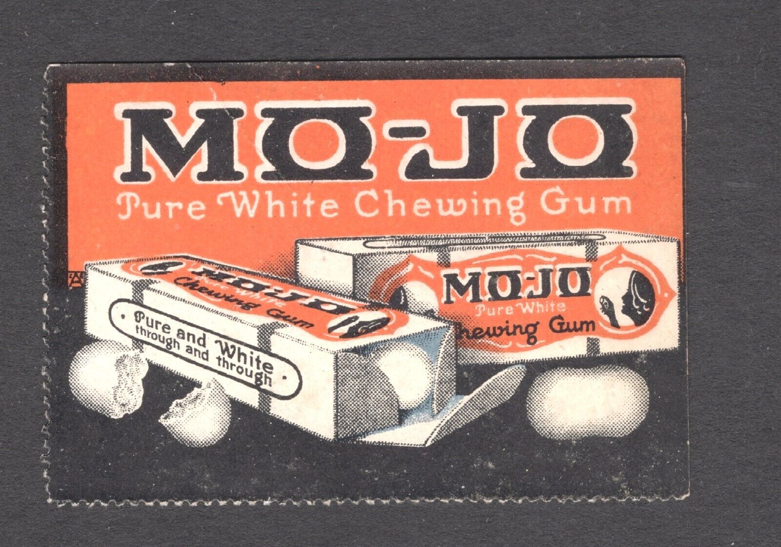 MO-JO CHEWING GUM POSTER STAMP #1