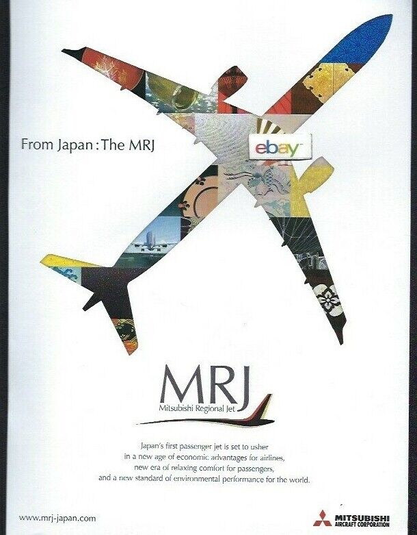 MITSUBISHI AIRCRAFT MRJ REGIONAL JET FROM JAPAN A NEW STANDARD OF ENVIRONMENT AD