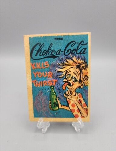 1960 Leaf Foney Ads #47 Choke A Cola Vintage Trading Card