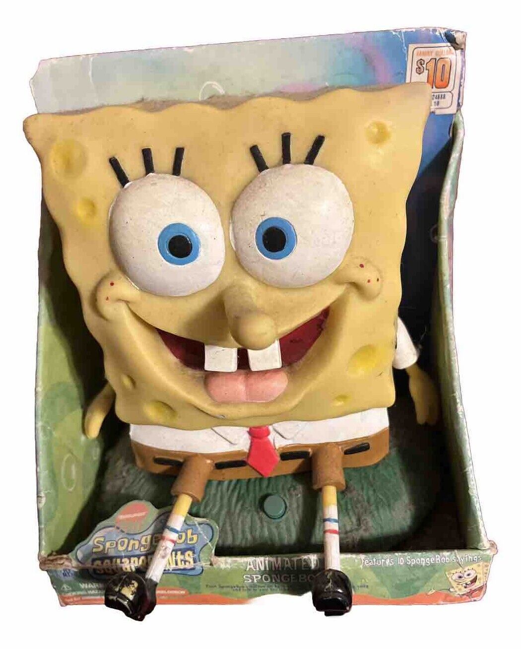 Animated SpongeBob Toy From 2002 *READ DESCRIPTION FIRST*