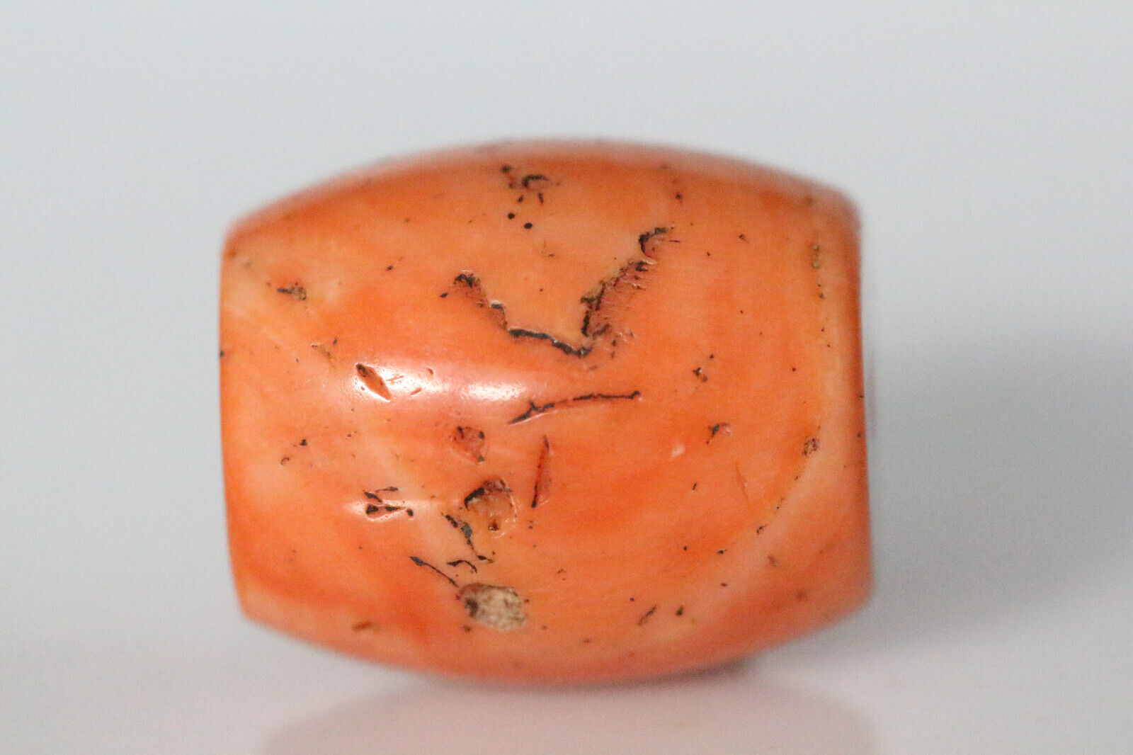 Exceptional Antique Coral Bead. Tibetan Rare and HUGE Coral Bead. 23 mm 13.8 Grs