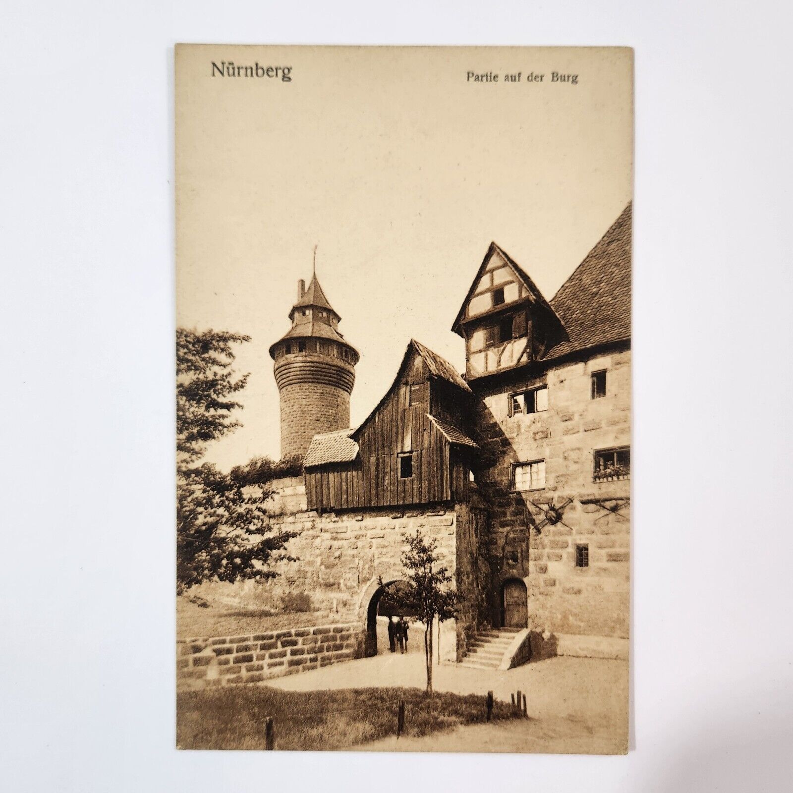 Nurnberg, Partie Auf Der Burg, Hermann Martin, Vintage RPPC Postcard. 
