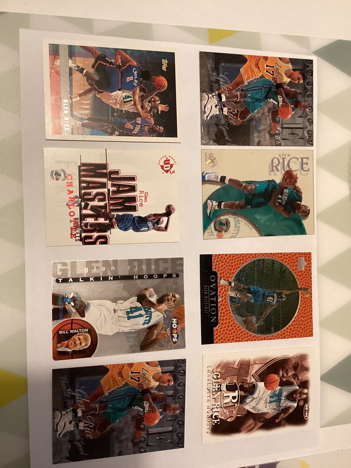 Lot of 79 Cards by Glen Rice