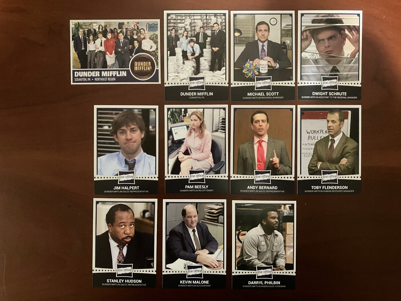 The Office Custom Set of 22 Trading Cards