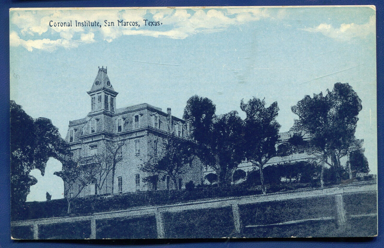 San Marcos Texas Coronal Institute post card