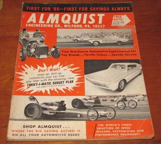1965 ALMQUIST ENGINEERING Custom Hot Rod Performance AUTO PARTS CATALOG