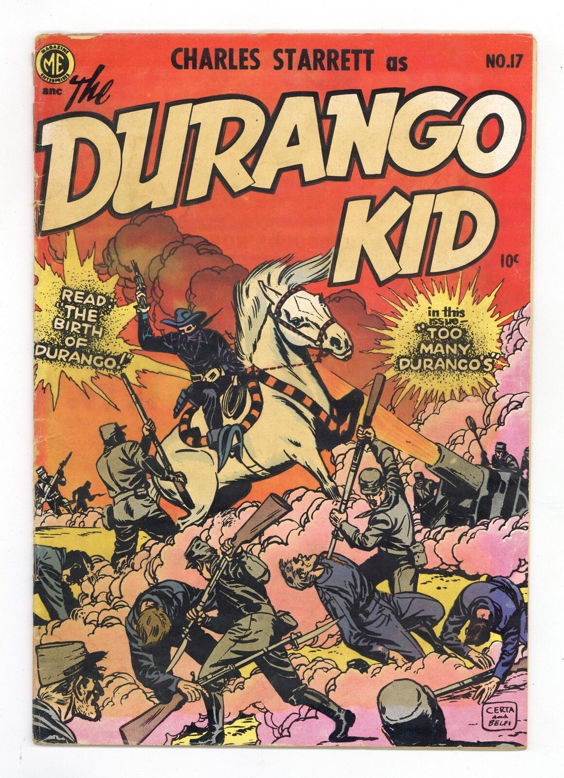 Durango Kid #17 GD/VG 3.0 1952