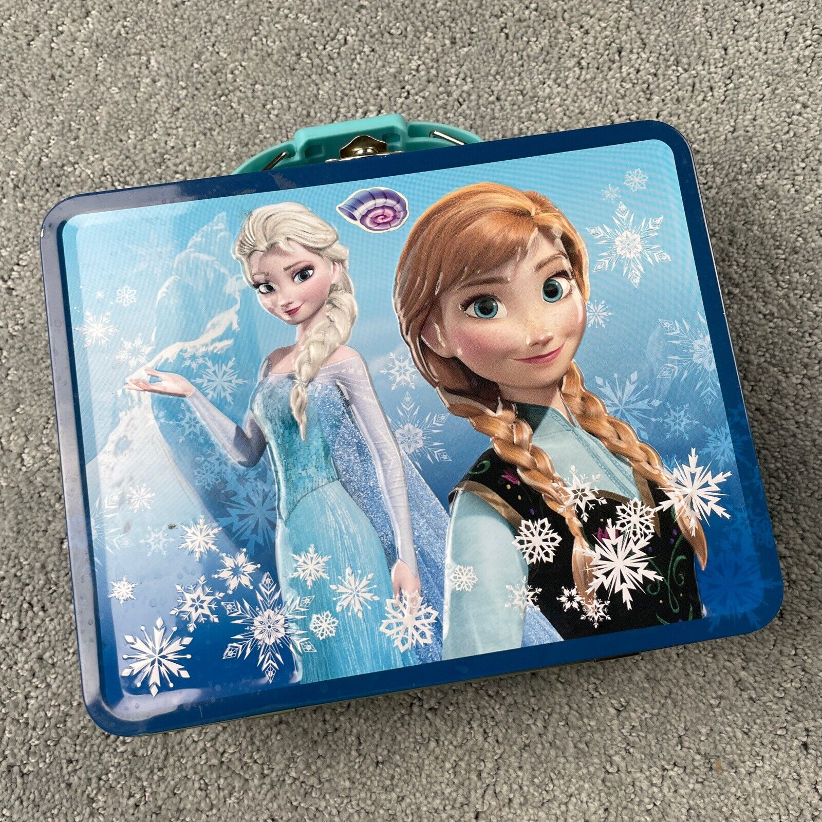 Disney Frozen Tin Lunchbox- Anna & Elsa Metal