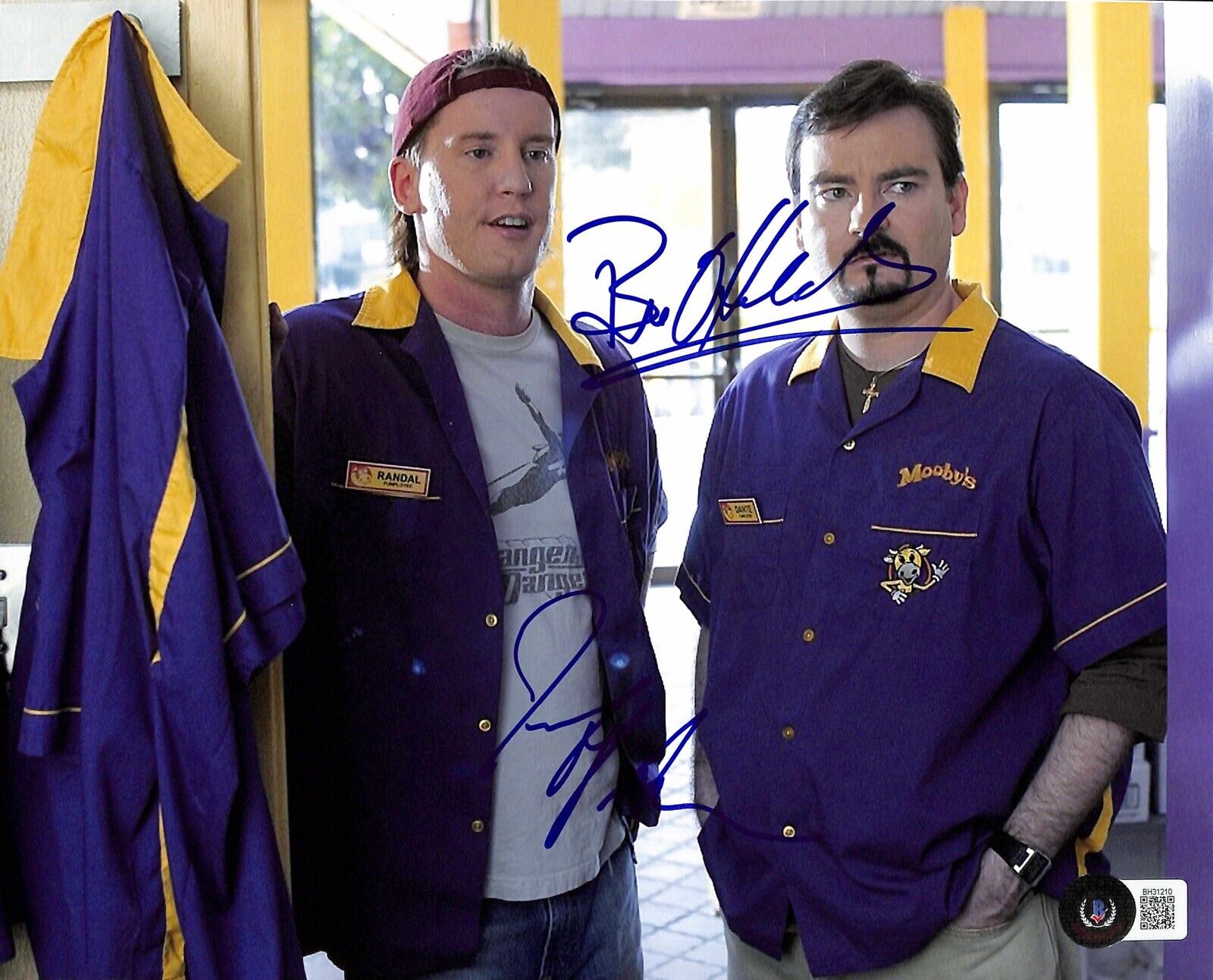 Clerks II Brian O’Halloran and Jeff Anderson Signed 8x10 Photograph BECKETT